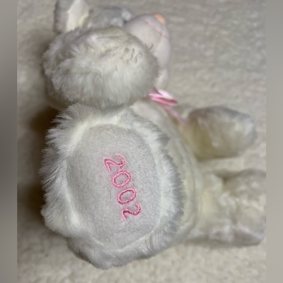 2002 Breast Cancer Awareness Ribbon Bear Stuffed Animal - Picture 3 of 5